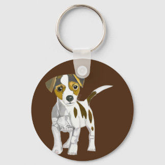 Jack Russell Terrier Puppy Keychain