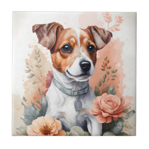 Jack Russell Terrier Puppy Tile