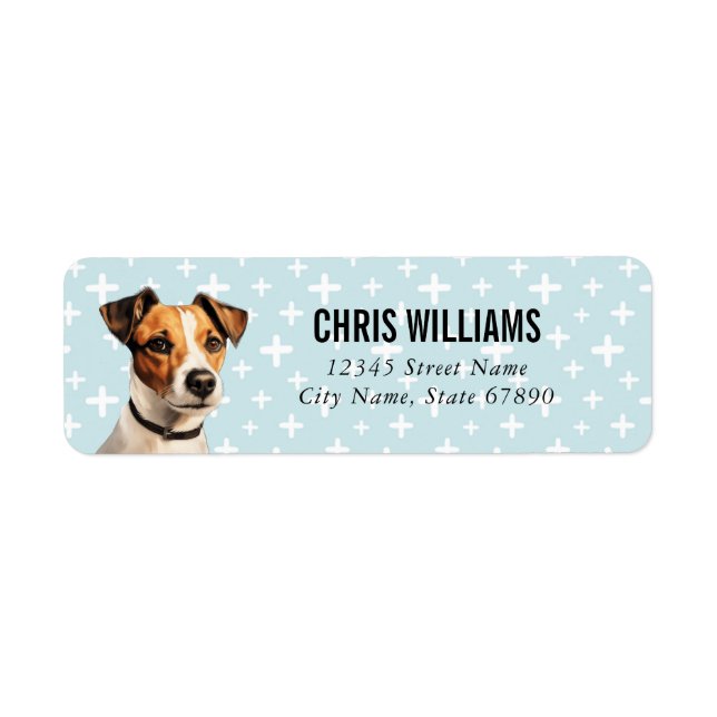 Jack Russell Terrier Return Address Labels (Front)