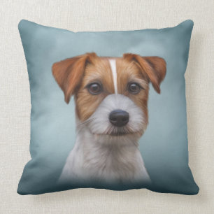 Jack Russell Terrier Throw Pillow