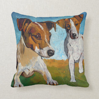 Jack Russell Terrier Throw Pillow
