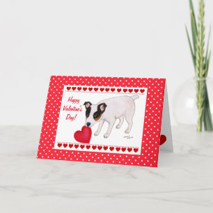 Jack Russell Terrier Valentine Card