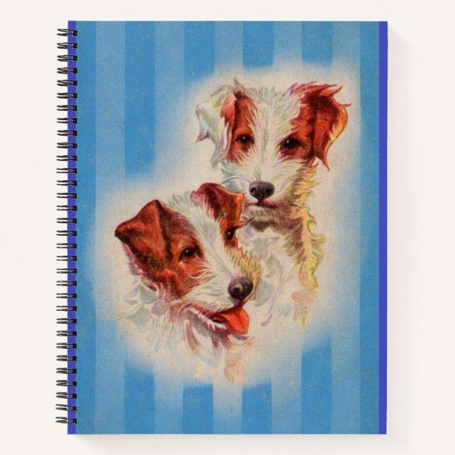 Jack Russell terriers print Notebook (Front)