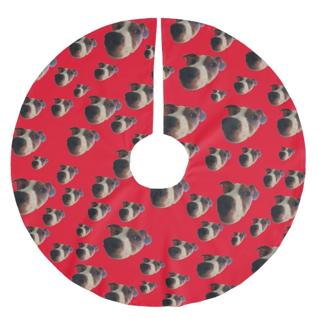 Jack Russell Tree Skirt (Front)