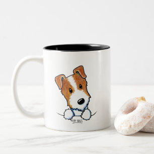 Jack Russell Two-Tone Coffee Mug