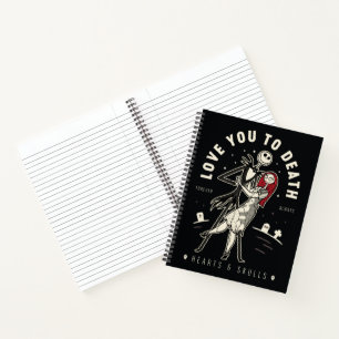 Jack & Sally - Love You To Death, Forever, Always Notebook