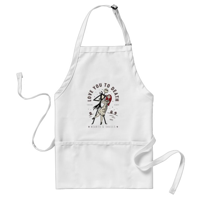 Jack & Sally - Love You To Death, Forever, Always Standard Apron (Front)