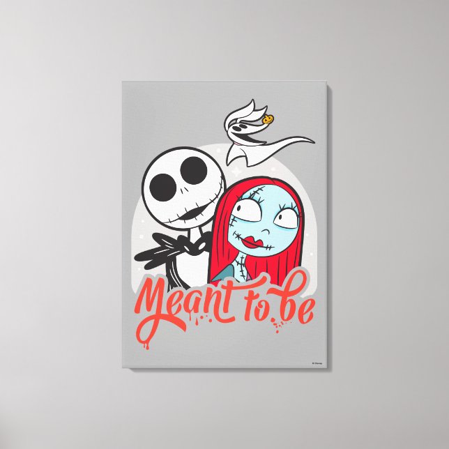 Jack & Sally | Meant to Be Canvas Print (Front)