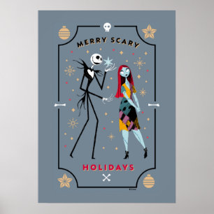 Jack & Sally   Merry Scary Holidays Poster