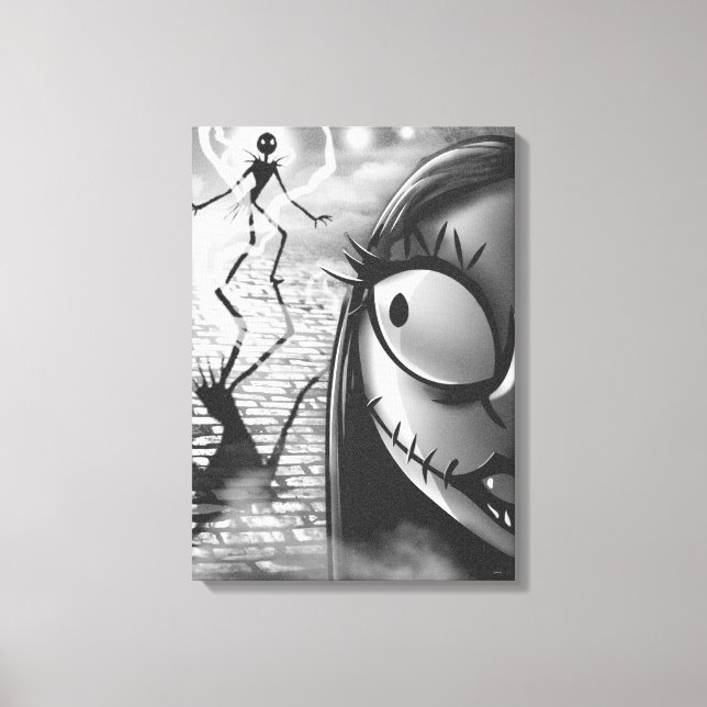 Jack & Sally | Misfit Love Canvas Print (Front)