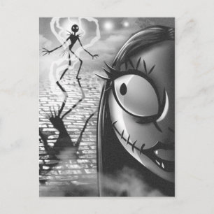 Jack & Sally Misfit Love Postcard