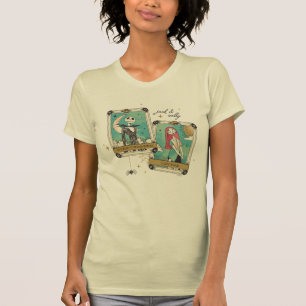 Jack & Sally Star-Crossed Lovers Tarot Cards T-Shirt