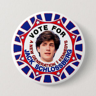Jack Schlossberg: A New Generation of Kennedys 3 Inch Round Button