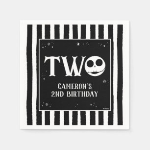 Jack Skellington 2nd Birthday - TWO Napkin