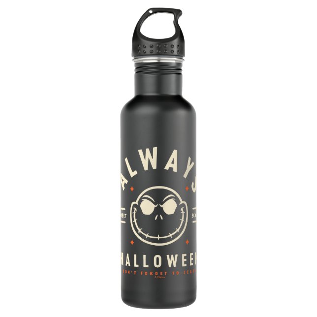 Jack Skellington - Always Halloween 710 Ml Water Bottle (Front)