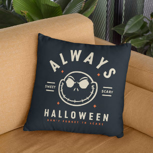 Jack Skellington - Always Halloween Throw Pillow
