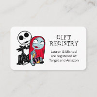 Jack Skellington and Sally Baby Gift Registry 