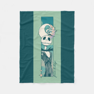 Jack Skellington and Zero - Forever & Always Fleece Blanket