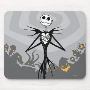Jack Skellington   Cemetery Fence Mouse Pad