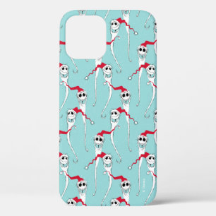 Jack Skellington Christmas Pattern iPhone 12 Case
