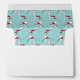Jack Skellington Christmas Pattern Envelope