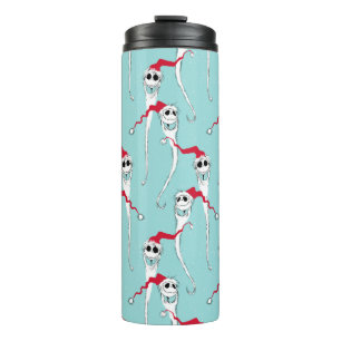 Jack Skellington Christmas Pattern Thermal Tumbler