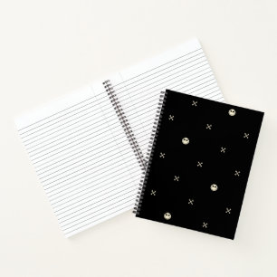 Jack Skellington & Cross Bones Pattern Notebook