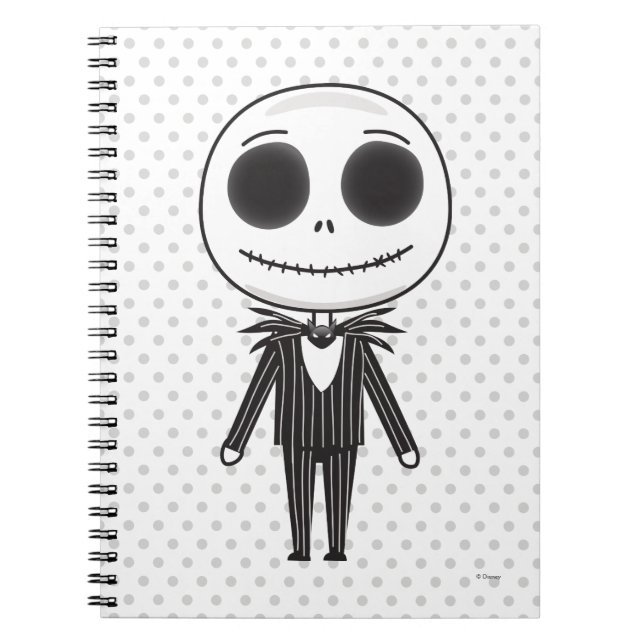 Jack Skellington Emoji Notebook (Front)