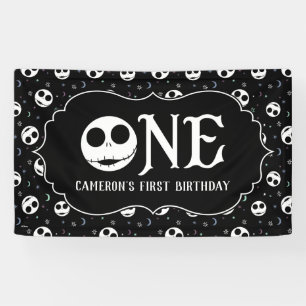Jack Skellington First Birthday - ONE Banner
