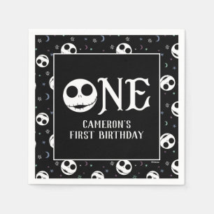Jack Skellington First Birthday - ONE Napkin