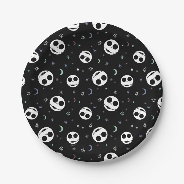 Jack Skellington First Birthday - ONE Paper Plate (Front)