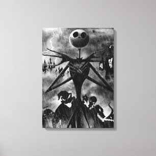 Jack Skellington   Ghostlike Charm Canvas Print