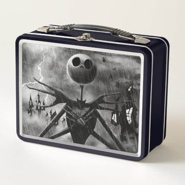 Jack Skellington | Ghostlike Charm Metal Lunch Box (Front)