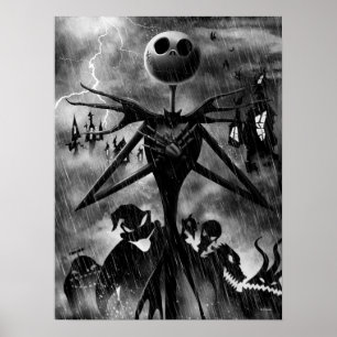 Jack Skellington   Ghostlike Charm Poster