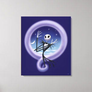 Jack Skellington   Grin and Share It Canvas Print