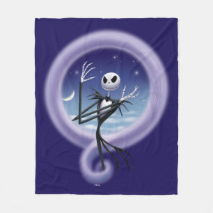 Jack Skellington   Grin and Share It Fleece Blanket