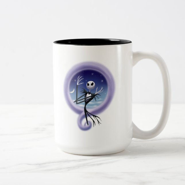 Jack Skellington | Grin and Share It Two-Tone Coffee Mug (Right)