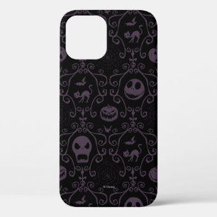 Jack Skellington Halloween Filigree Pattern iPhone 12 Case