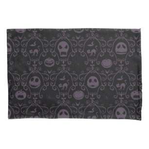 Jack Skellington Halloween Filigree Pattern Pillowcase