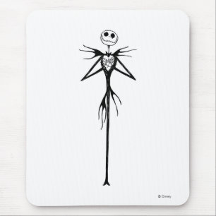 Jack Skellington   Hands Crossed Mouse Pad