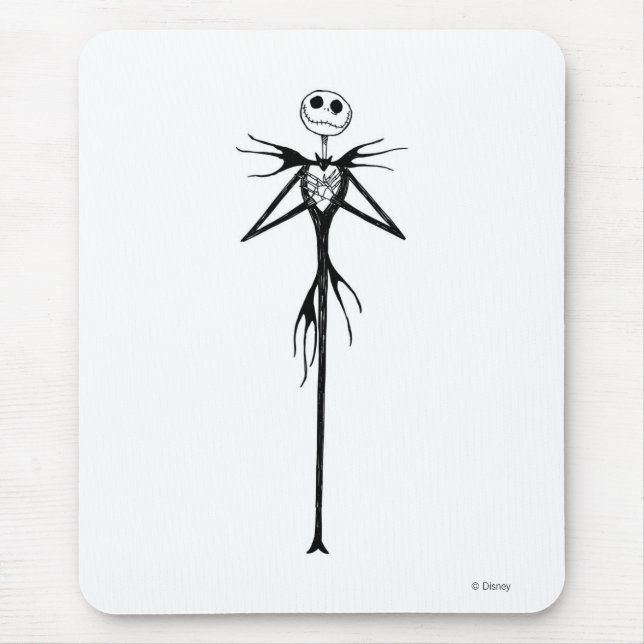 Jack Skellington | Hands Crossed Mouse Pad (Front)