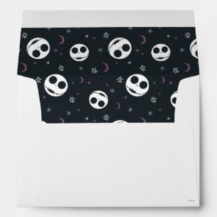 Jack Skellington Head & Stars Pattern Envelope