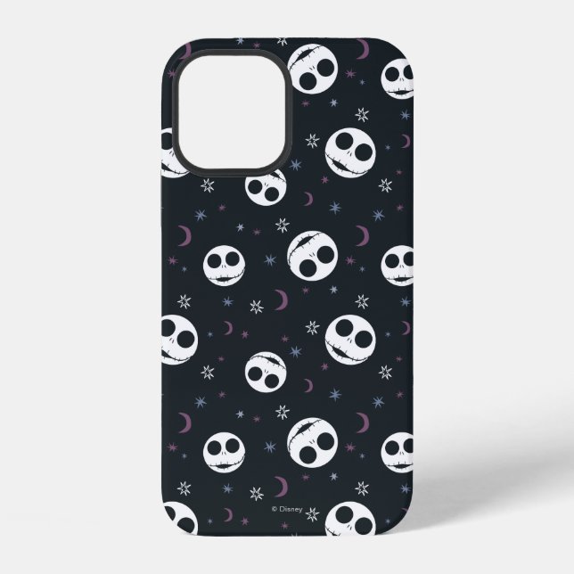 Jack Skellington Head & Stars Pattern iPhone Case (Back)