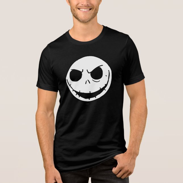 Jack Skellington - Head Tri-Blend Shirt (Front)