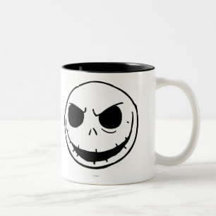 Jack Skellington - Head Two-Tone Coffee Mug