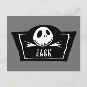 Jack Skellington Headstone Postcard