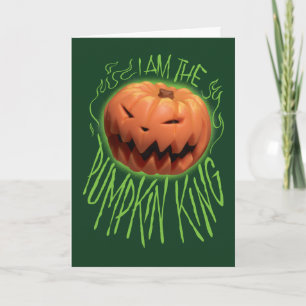 Jack Skellington   I Am The Pumpkin King Holiday Card