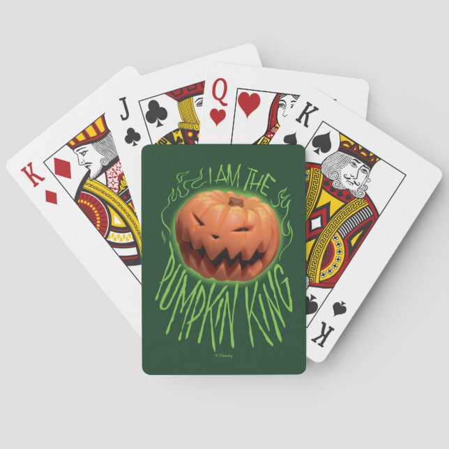 Jack Skellington | I Am The Pumpkin King Playing Cards (Back)