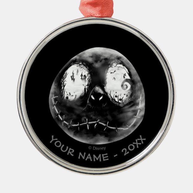 Jack Skellington | Just Smile Metal Ornament (Front)
