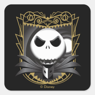 Jack Skellington   King Jack Square Sticker
